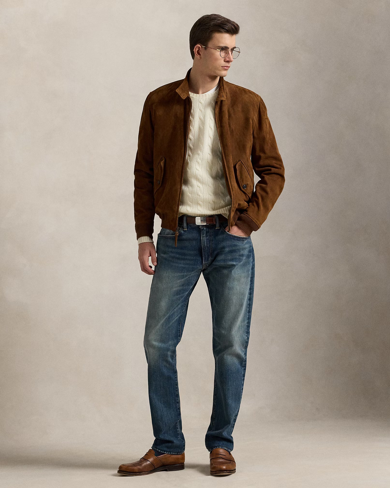 Woll- und Kaschmirpullover mit Kabelstrick