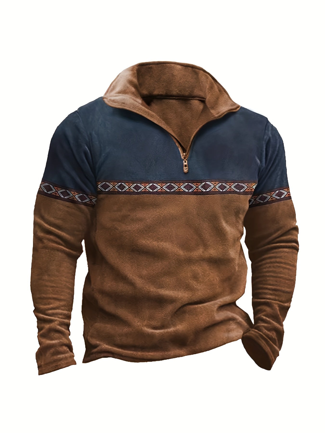 Bartosz™ | Henley-Shirt mit Kontrastfarben