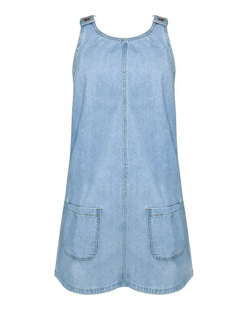 Witkaé™ | Sommerkleid aus Denim mit vorteilhaftem Schnitt