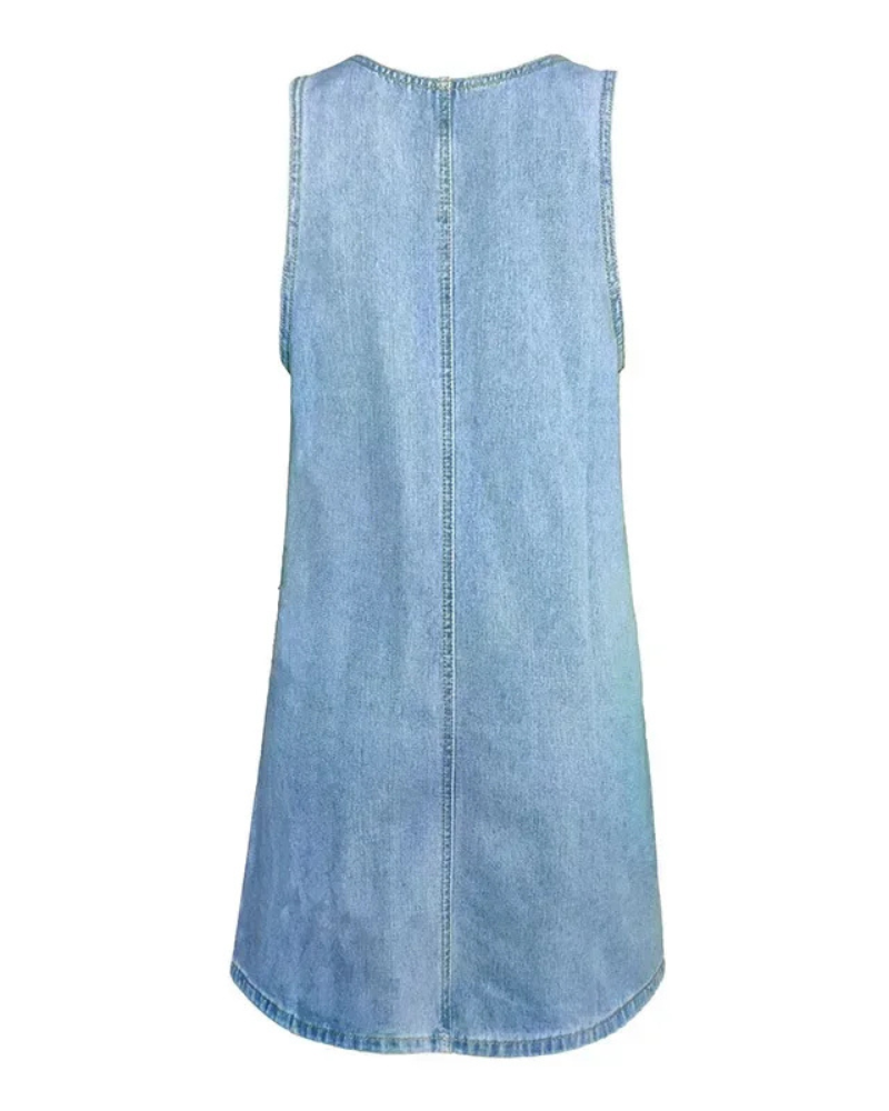 Witkaé™ | Sommerkleid aus Denim mit vorteilhaftem Schnitt