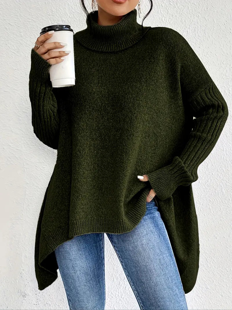 Jaromira™ | Golf Długi Oversize Styl i Ciepło