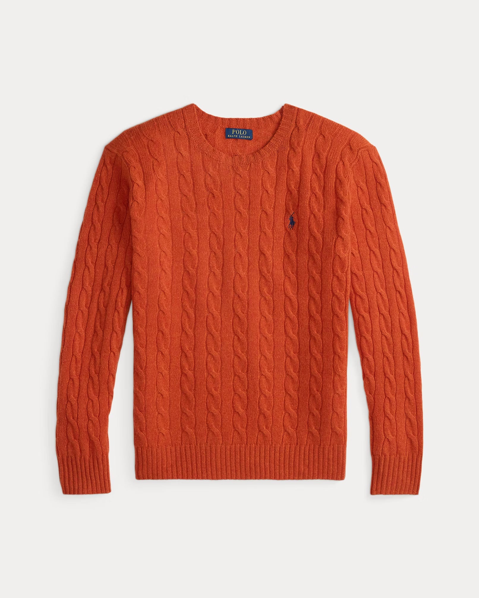 Strickpullover aus Wolle und Kaschmir mit Zopfmuster