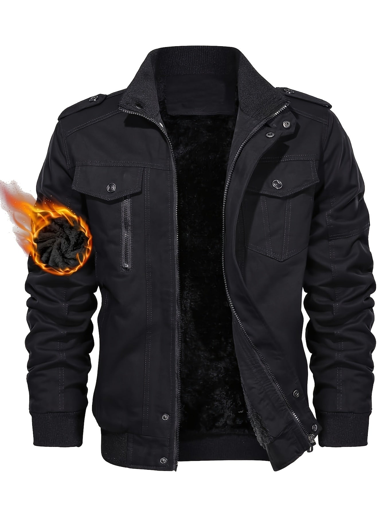 Bogusław™ | Winterjacke aus dickem Samt