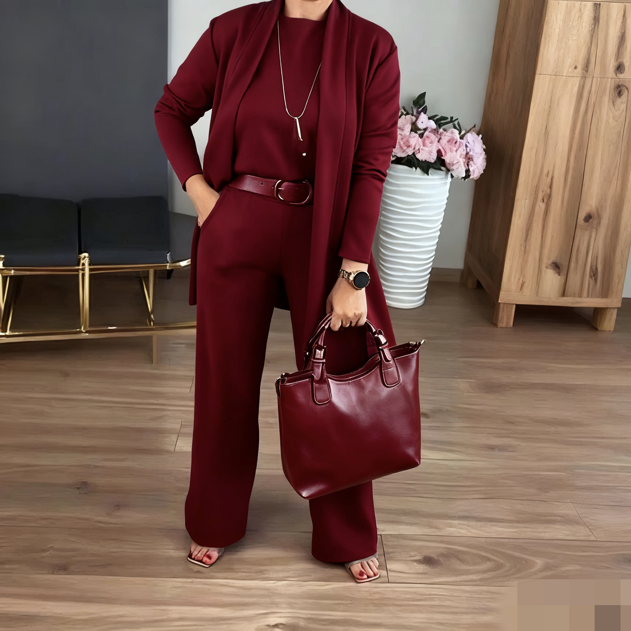 Leokadia™ | Elegancki Zestaw 3-Częściowy z Komfortem
