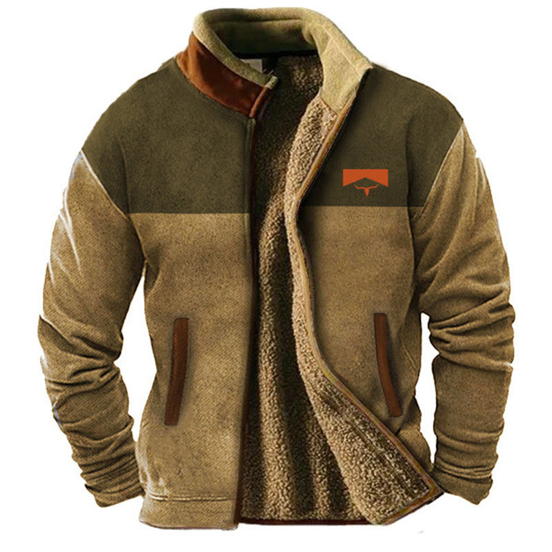 Mazur™ | Herren Casual-Fleecejacke