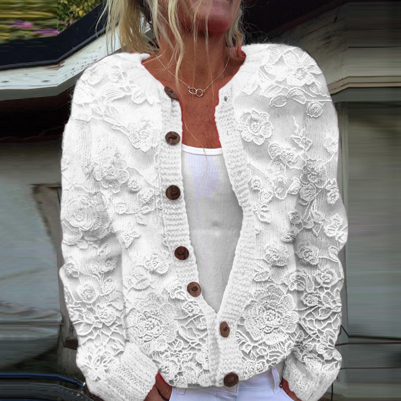 Wójcik™ | Luźny Sweter z Wzorem