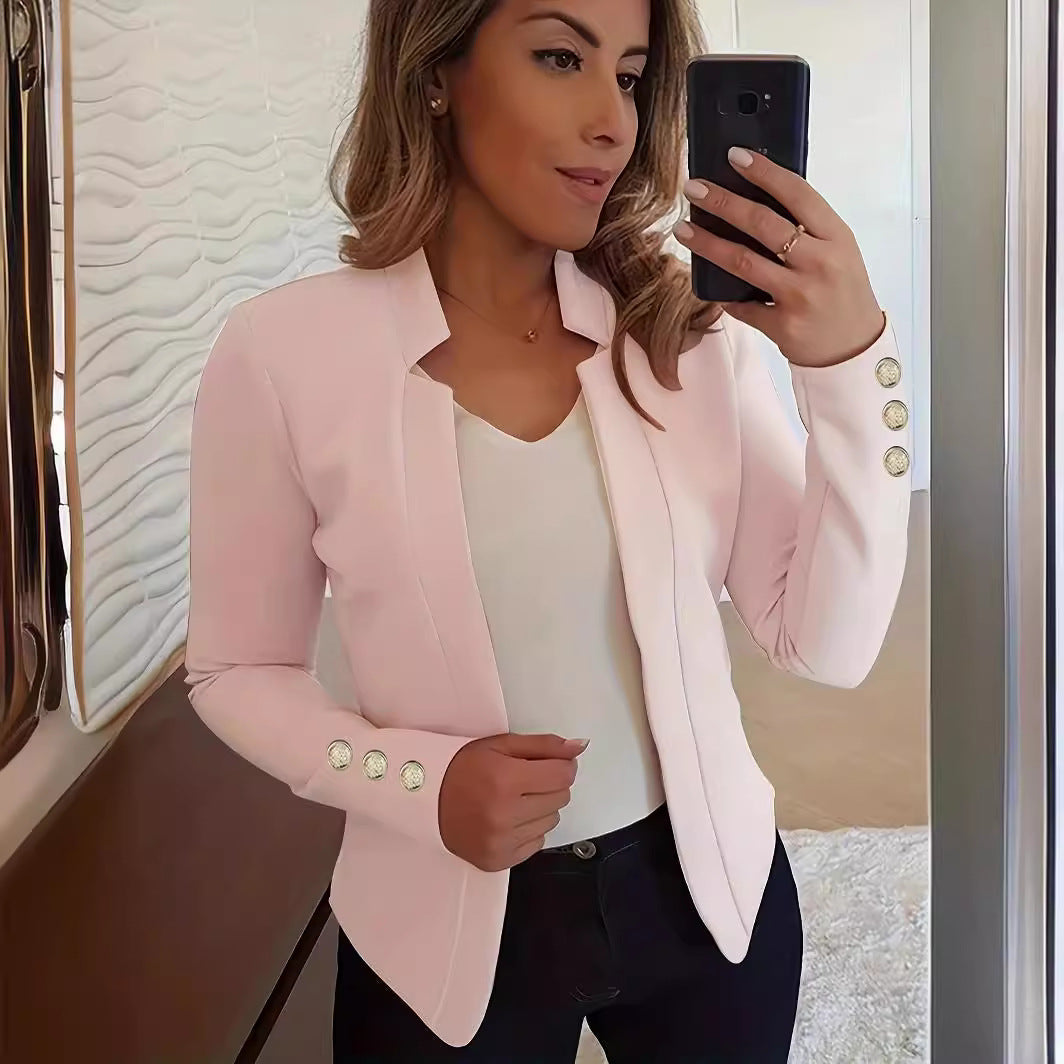 Wójcik™ | Blazer mit Knopfdetails
