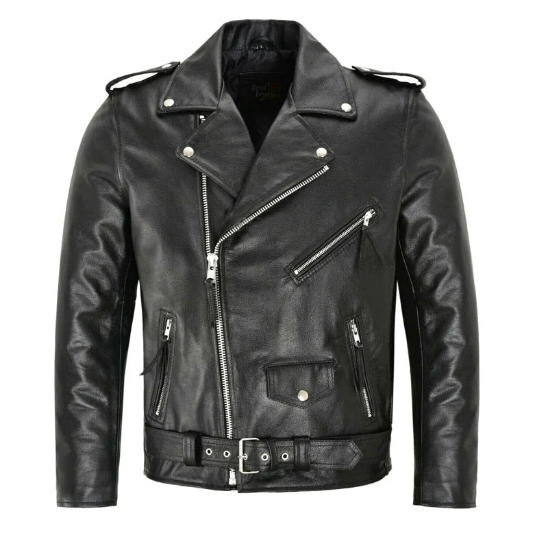 Wójcik™ | Skórzana Kurtka Biker