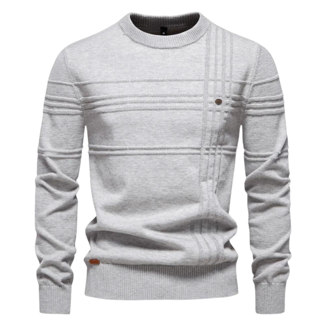 Ryszard™ | Herrenpullover mit elegantem Karomuster
