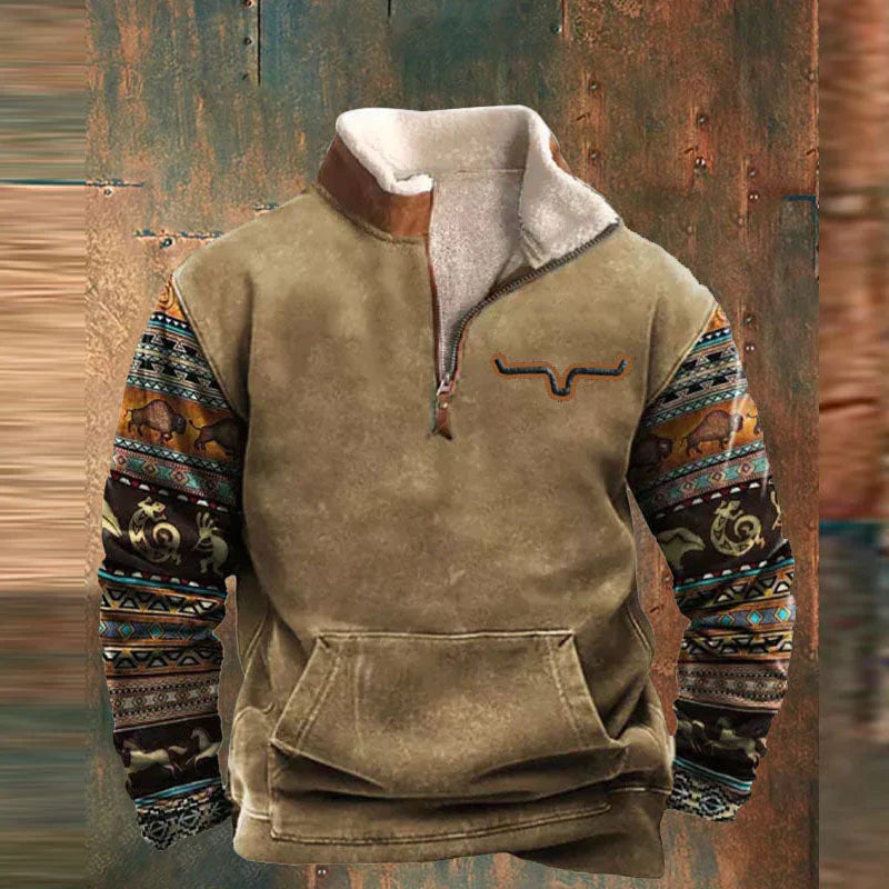 Grzegorz™ | Bequemer Pullover mit Reißverschluss