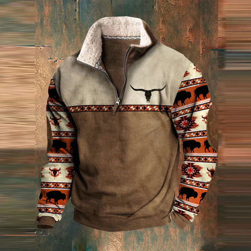 Grzegorz™ | Bequemer Pullover mit Reißverschluss