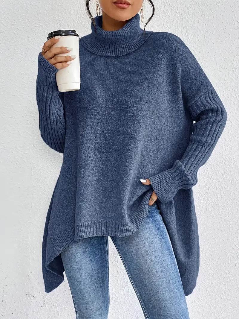 Jaromira™ | Golf Długi Oversize Styl i Ciepło