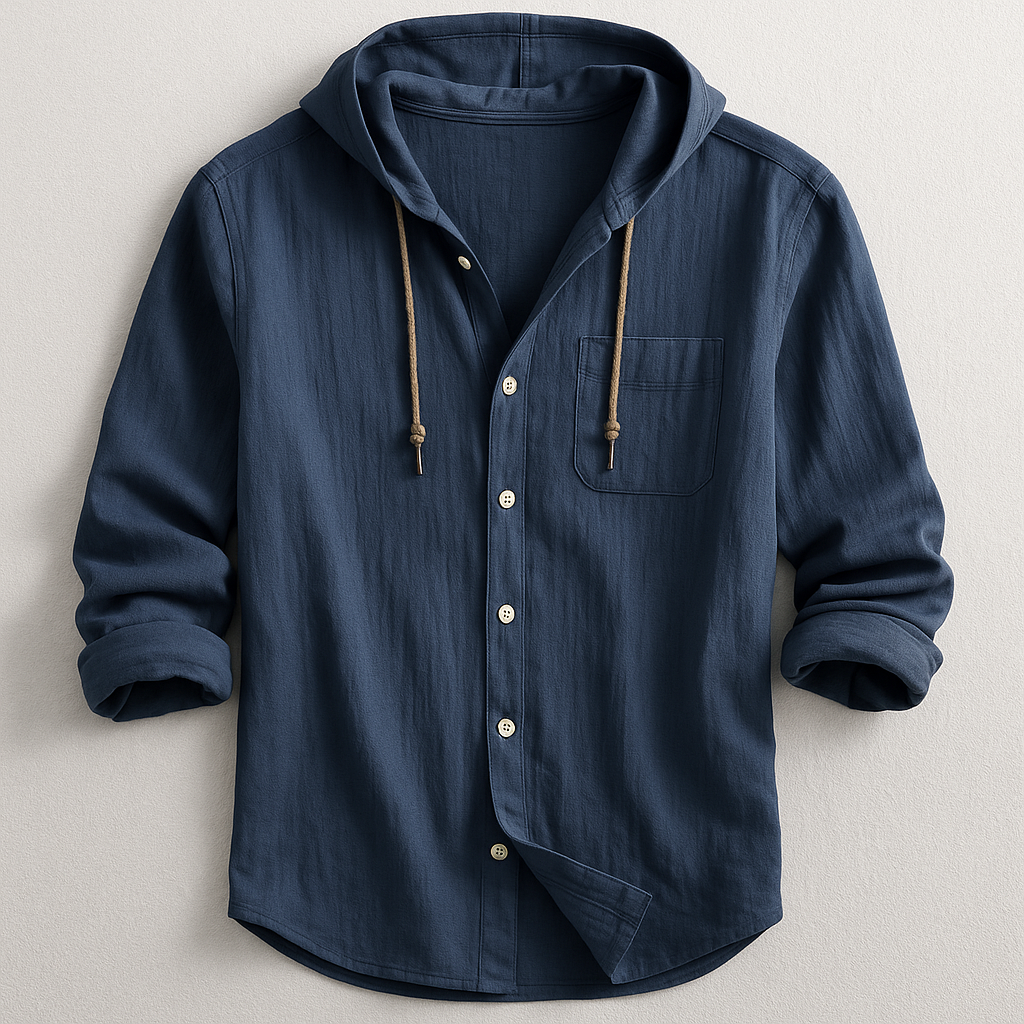 Arveno™ | Elegante Herrenhemd mit Kapuze | Stil und Komfort