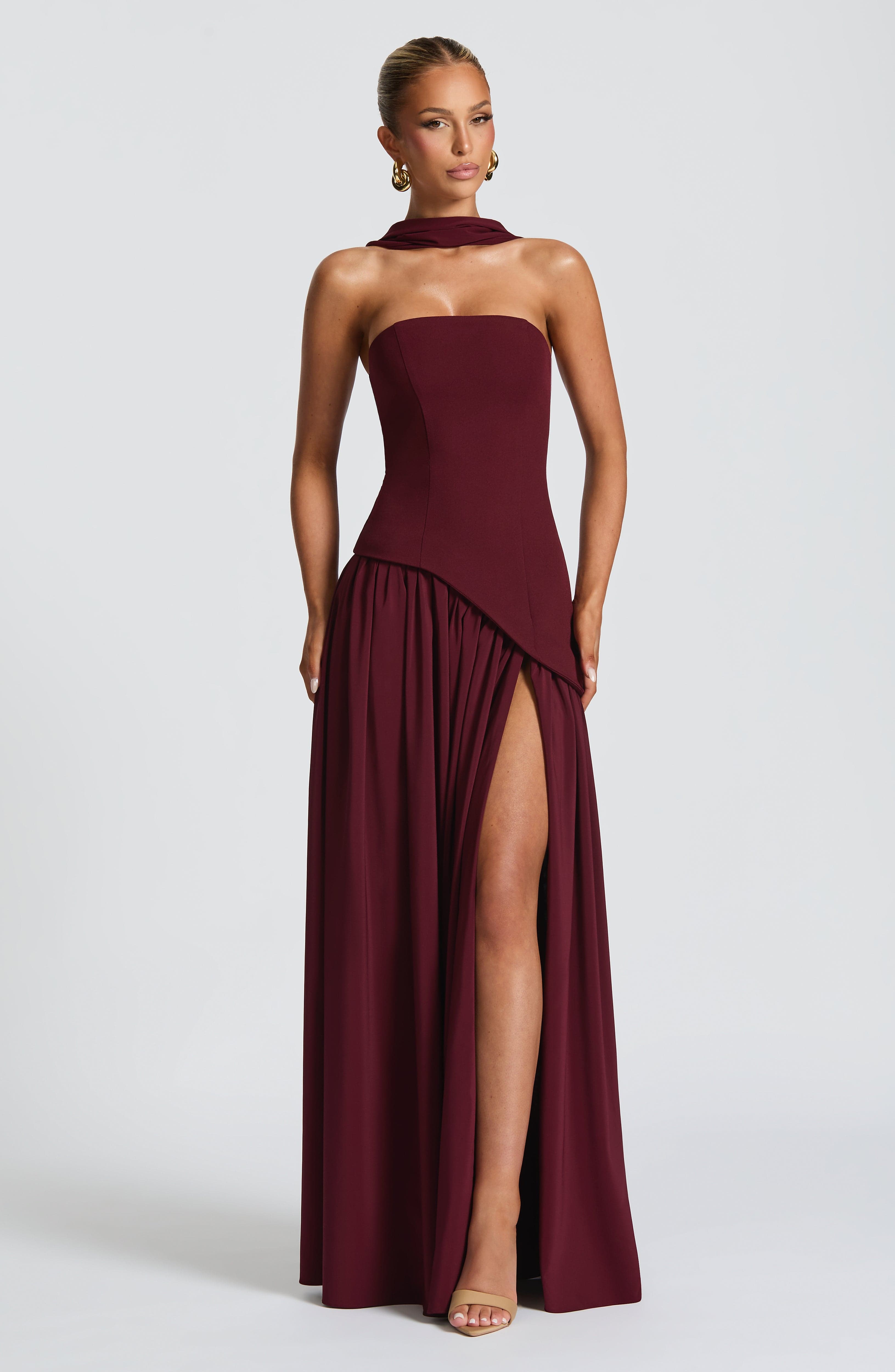 RosanoVerona | Langes Satin-Kleid Slava