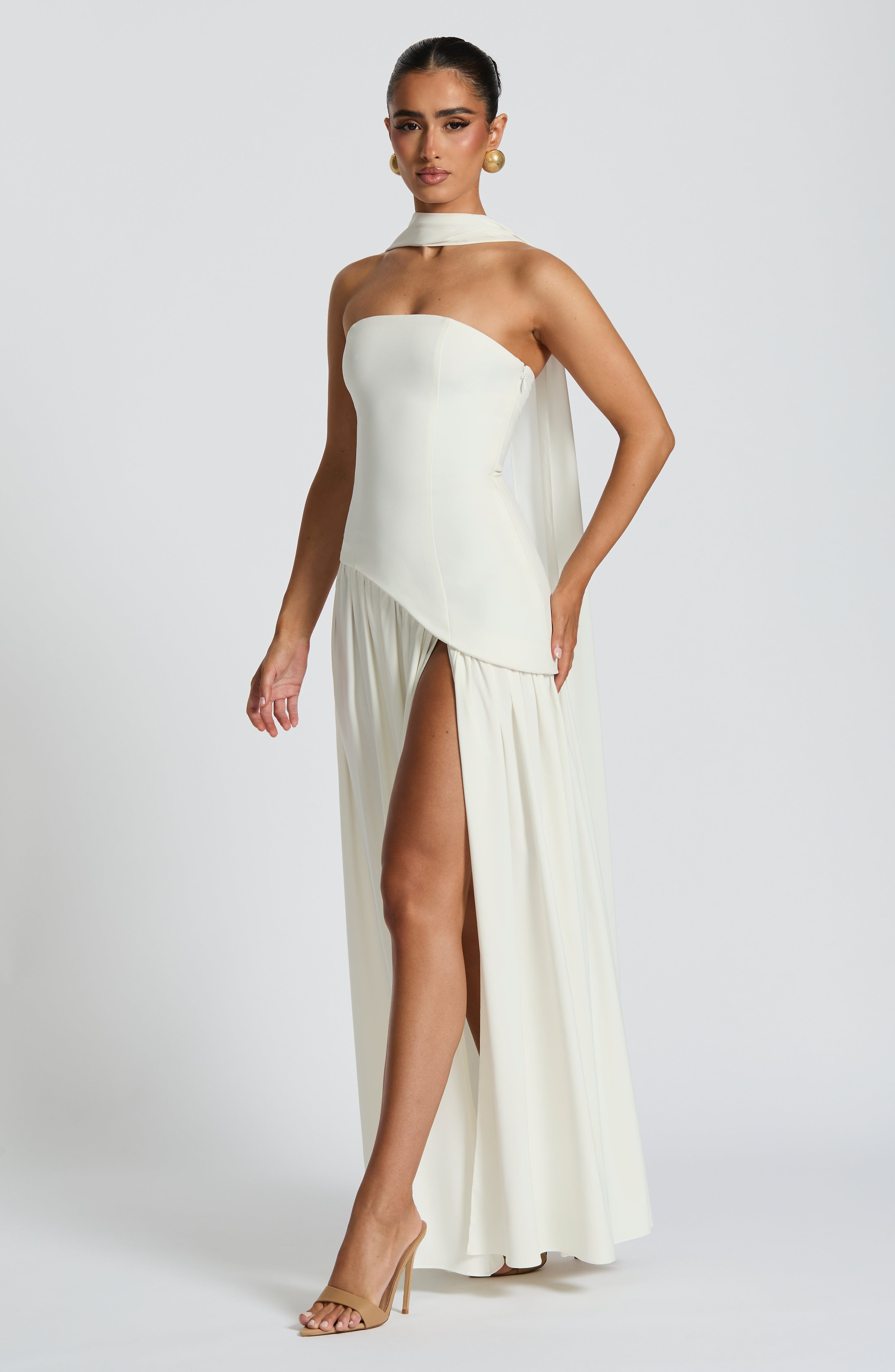 Witkaé™ | Maxikleid Satin Svara