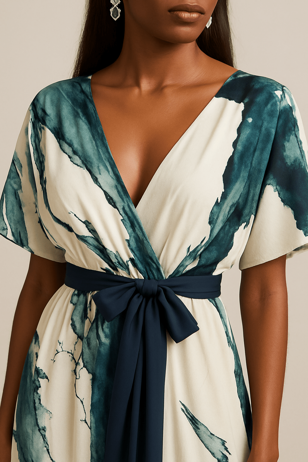 Maxi-Aquarellkleid