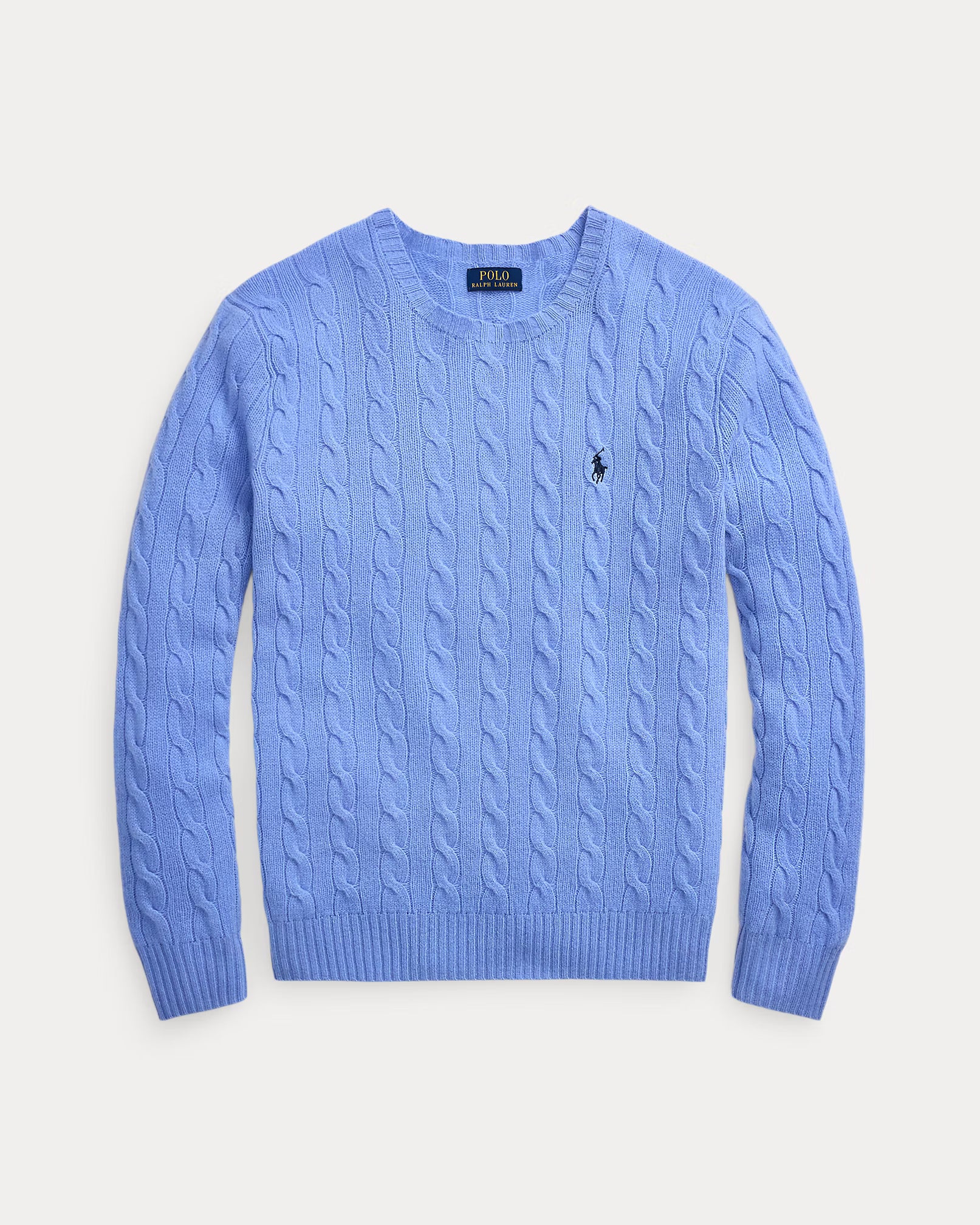 Jersey aus Wolle und Kaschmir mit Zopfmuster