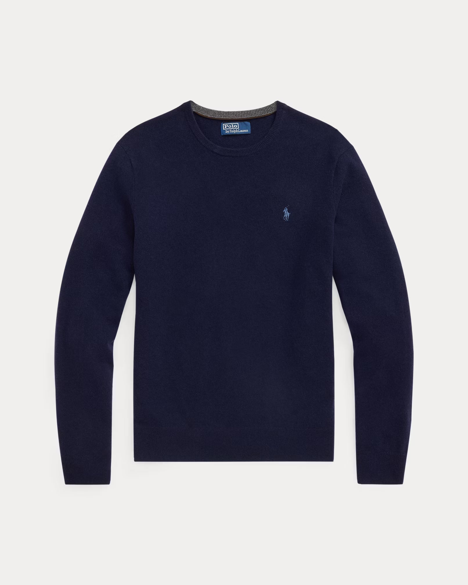 Wollpullover mit Rundhalsausschnitt