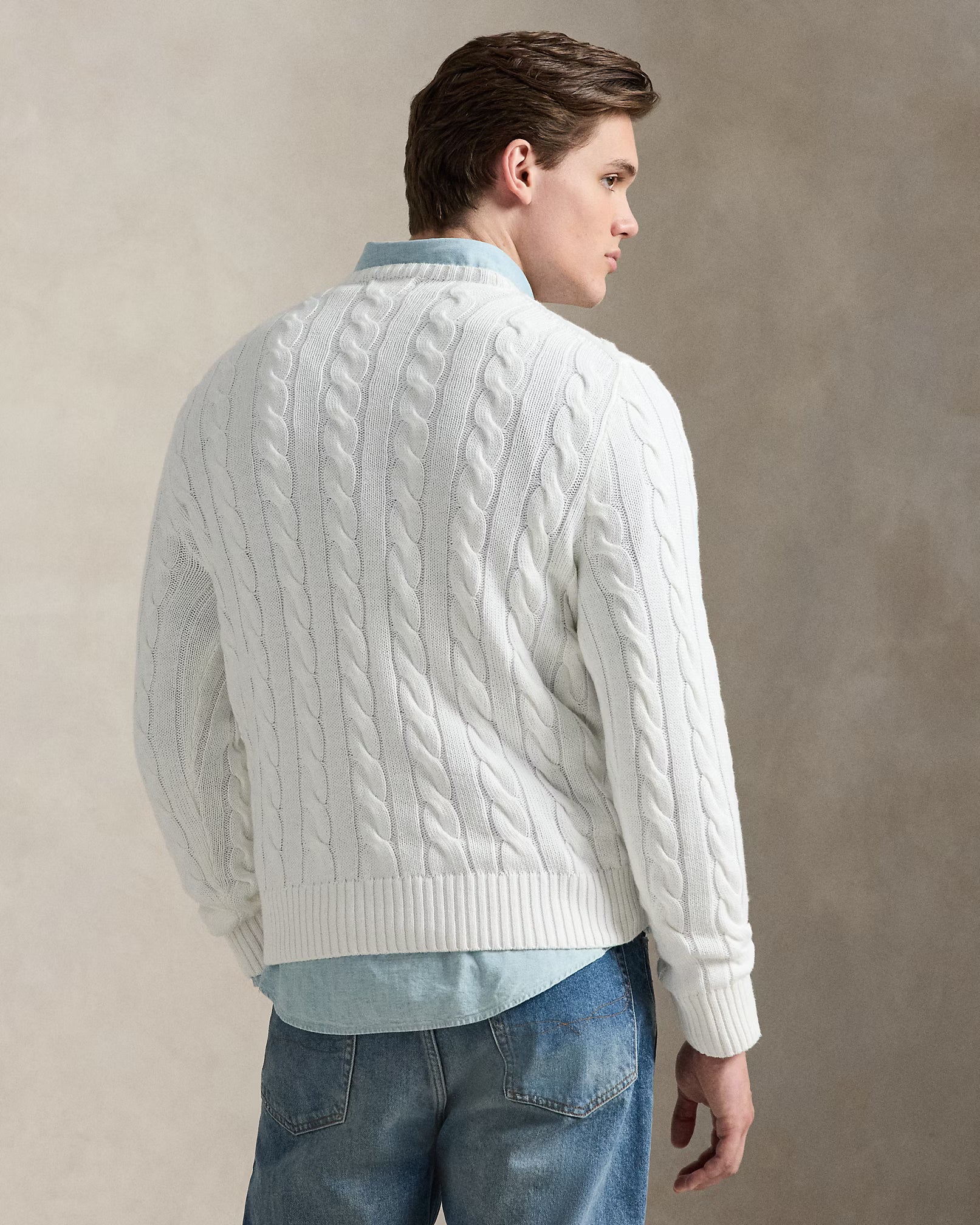 Strickpullover aus Baumwolle
