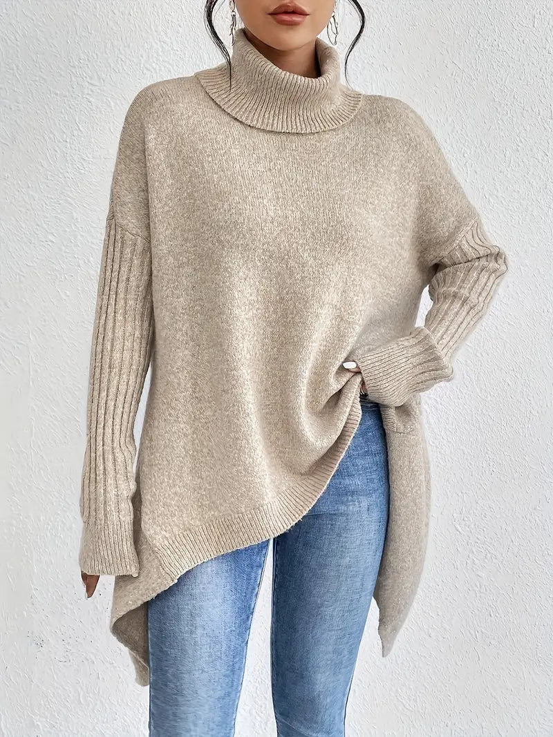 Jaromira™ | Golf Długi Oversize Styl i Ciepło