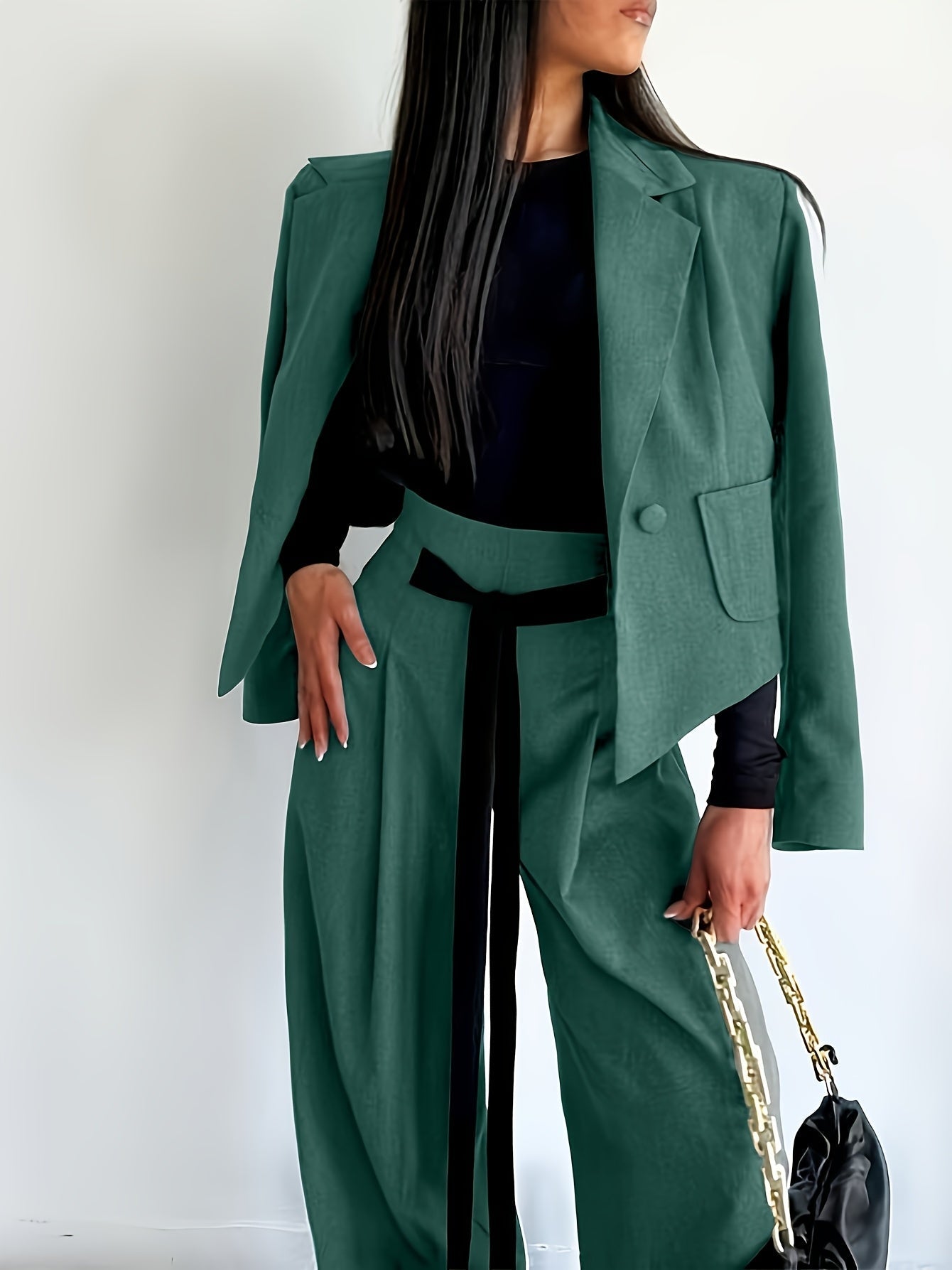 Adelajda™ | Eleganter Damenanzug mit Blazer und Hose
