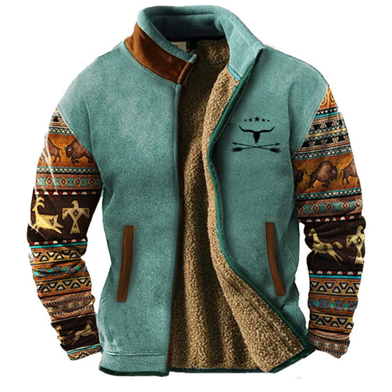 Mazur™ | Herren Casual-Fleecejacke