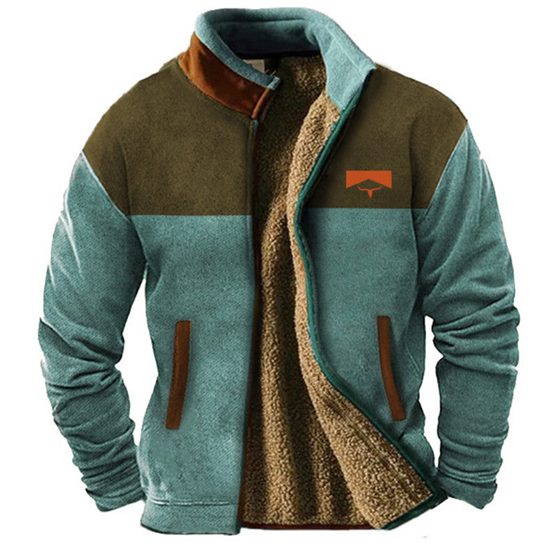 Mazur™ | Herren Casual-Fleecejacke