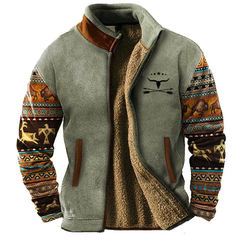 Mazur™ | Herren Casual-Fleecejacke
