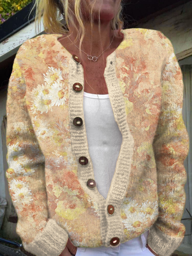 Wójcik™ | Lockere Strickjacke mit Muster