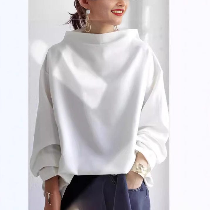 Bożena™ | Pullover mit Stehkragen