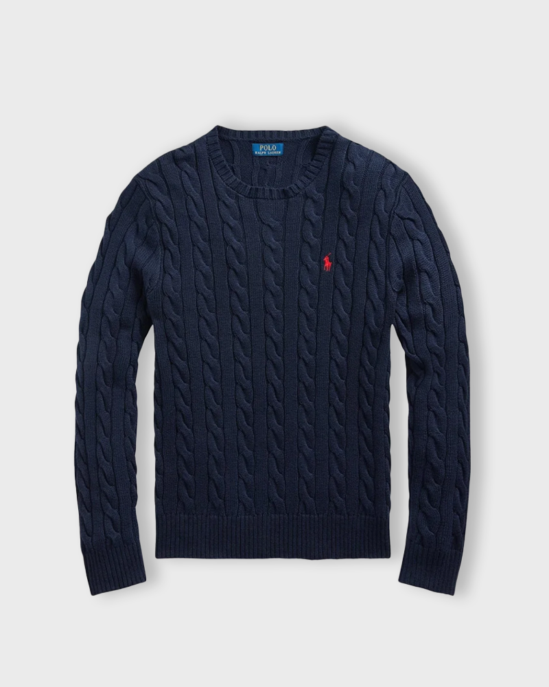 RL | Sweatshirt mit Flechtmuster