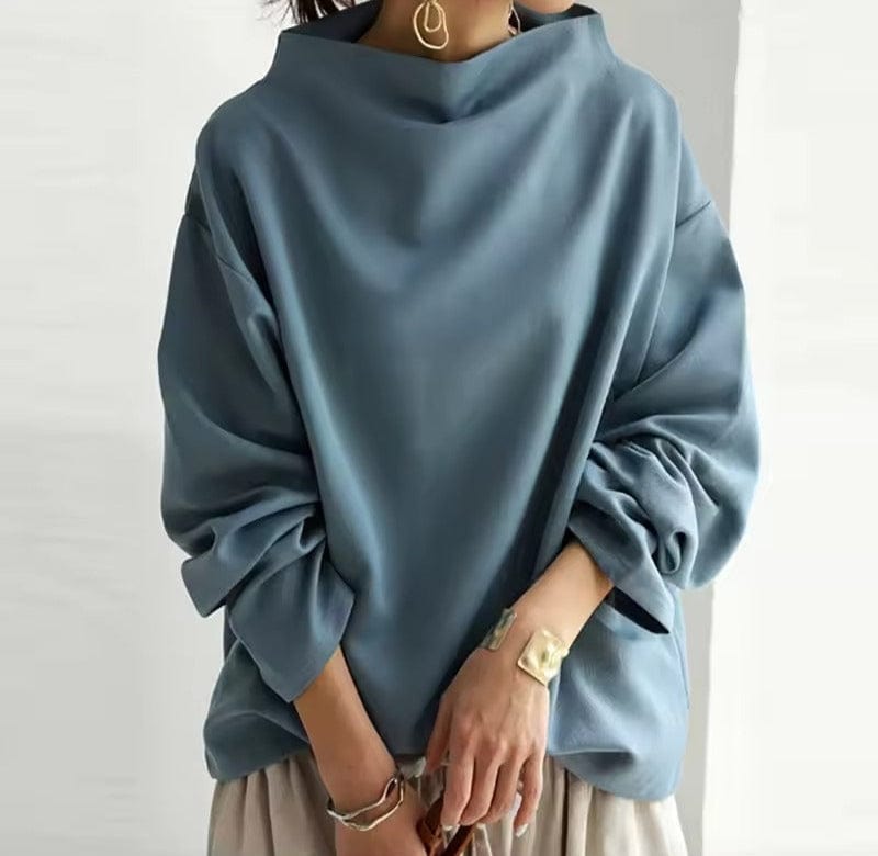 Bożena™ | Pullover mit hohem Kragen