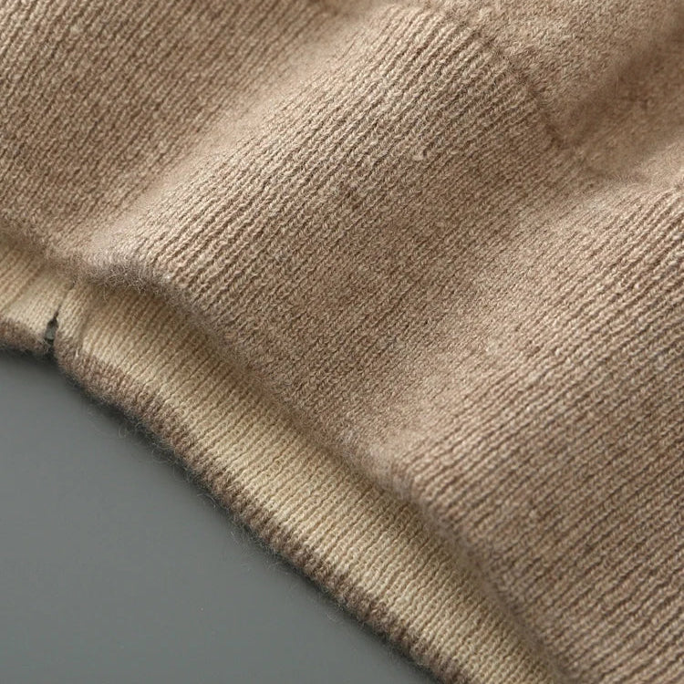 Mieszko™ | Kaschmir-Cardigan mit Reißverschluss