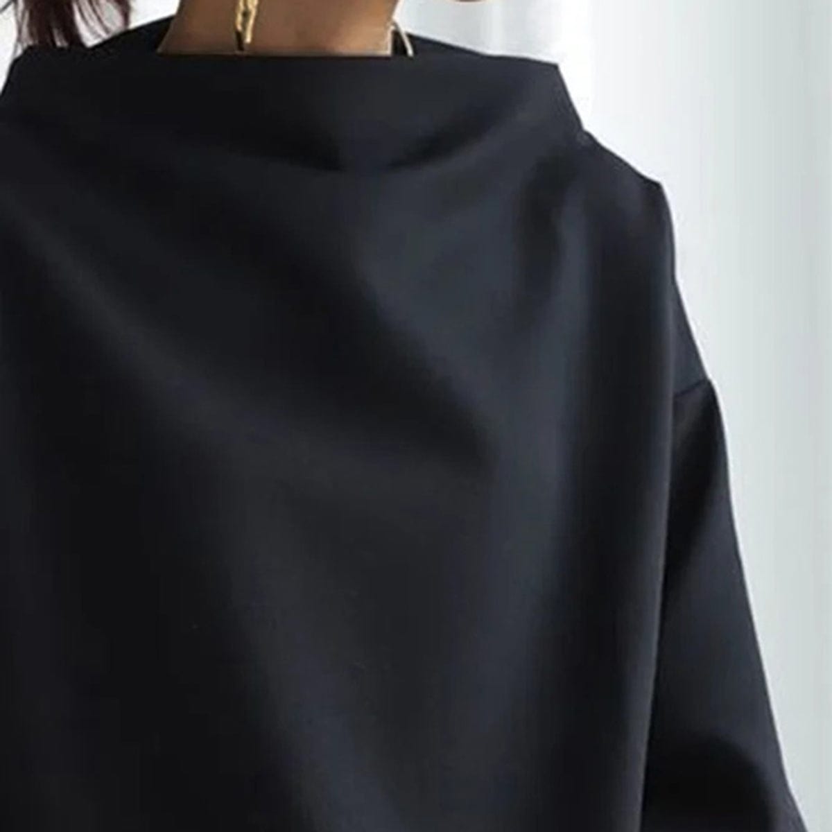 Bożena™ | Pullover mit hohem Kragen