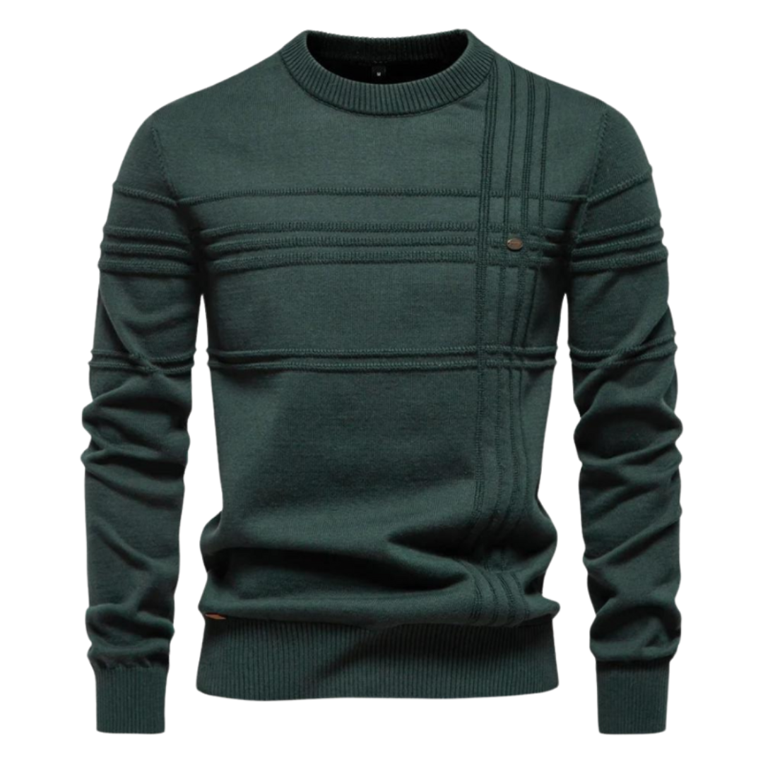 Ryszard™ | Męski Sweter w Elegancką Kratę
