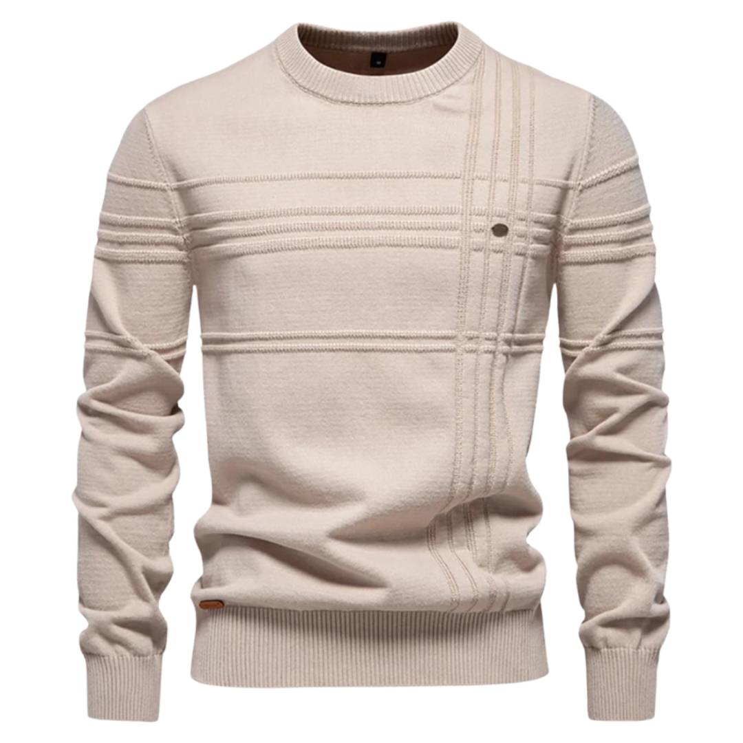 Ryszard™ | Herrenpullover mit elegantem Karomuster