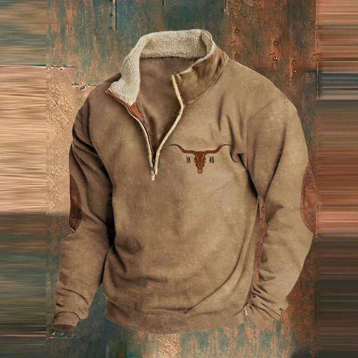 Grzegorz™ | Bequemer Pullover mit Reißverschluss