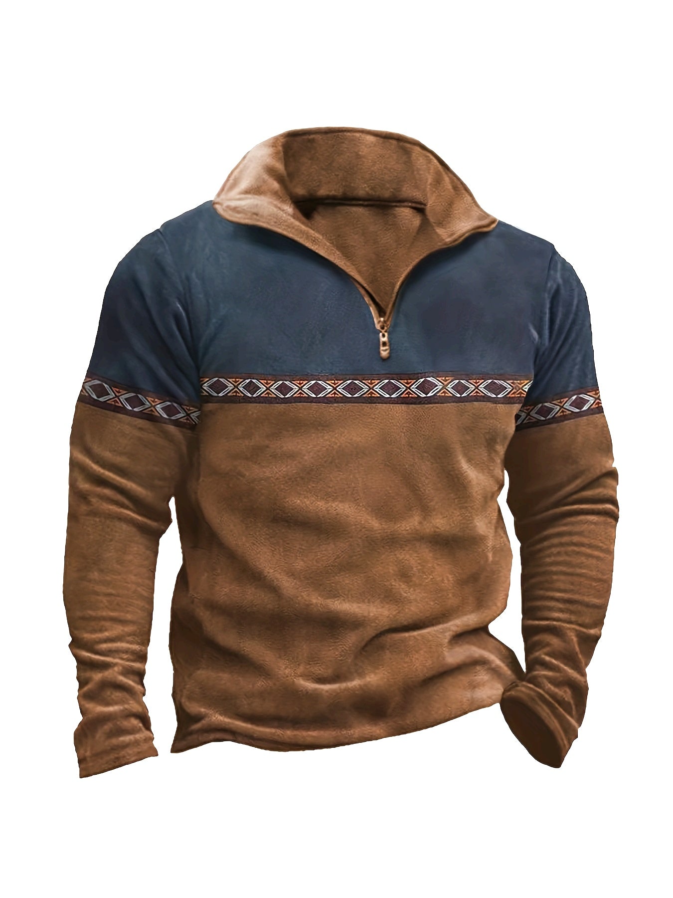 Bartosz™ | Henley-Shirt mit Kontrastfarben
