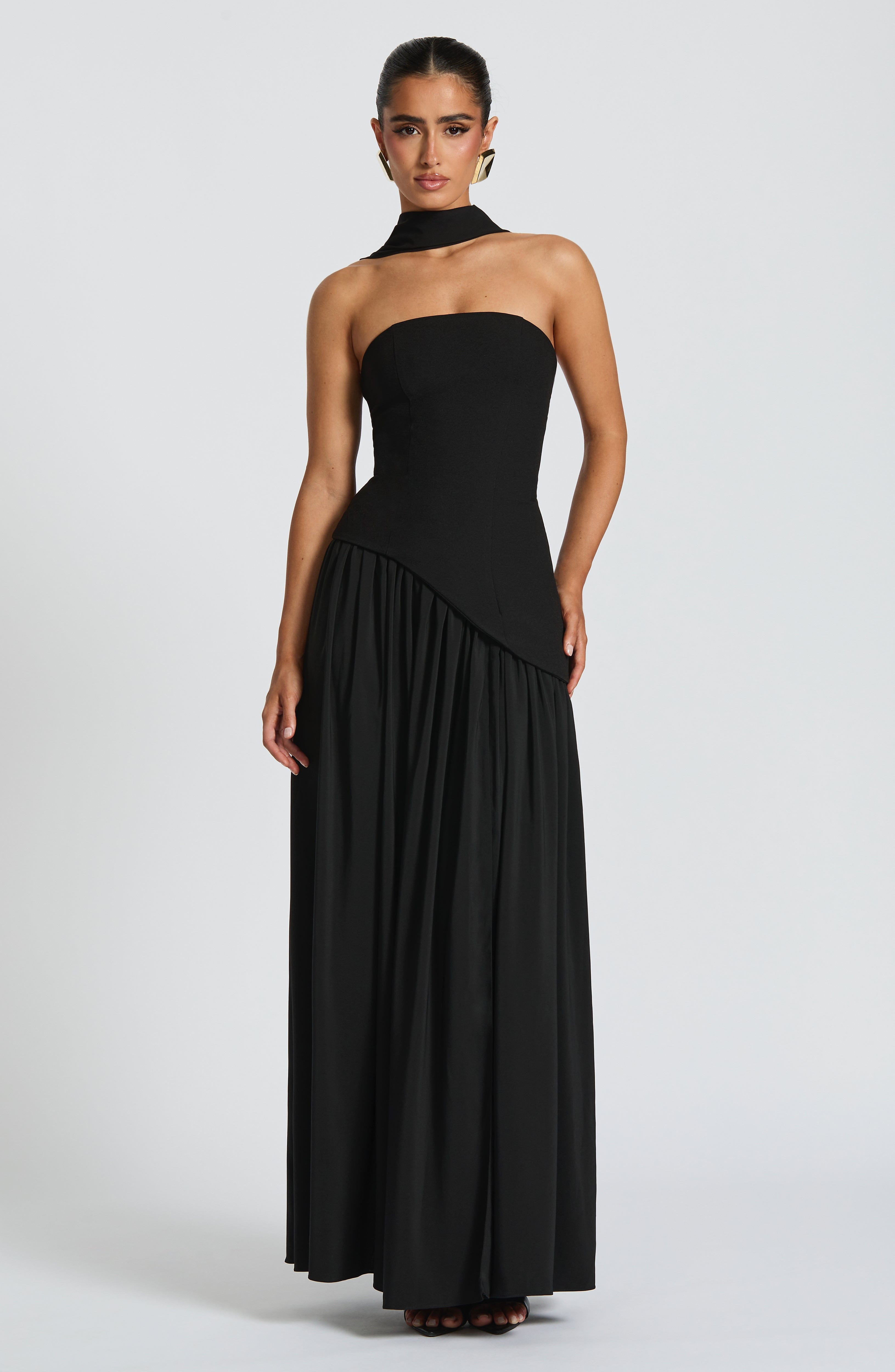 RosanoVerona | Langes Satin-Kleid Slava