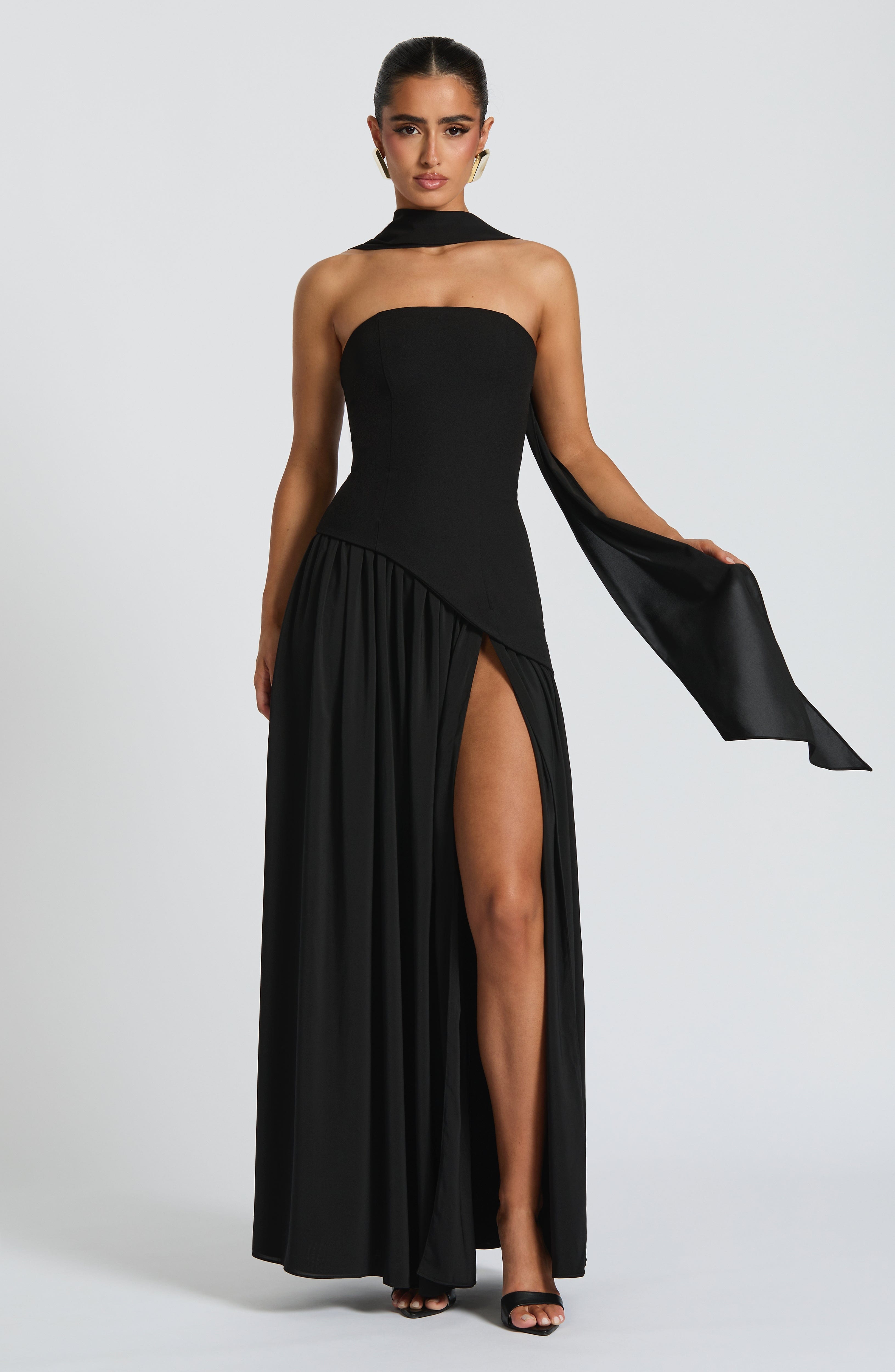 Witkaé™ | Maxikleid Satin Svara