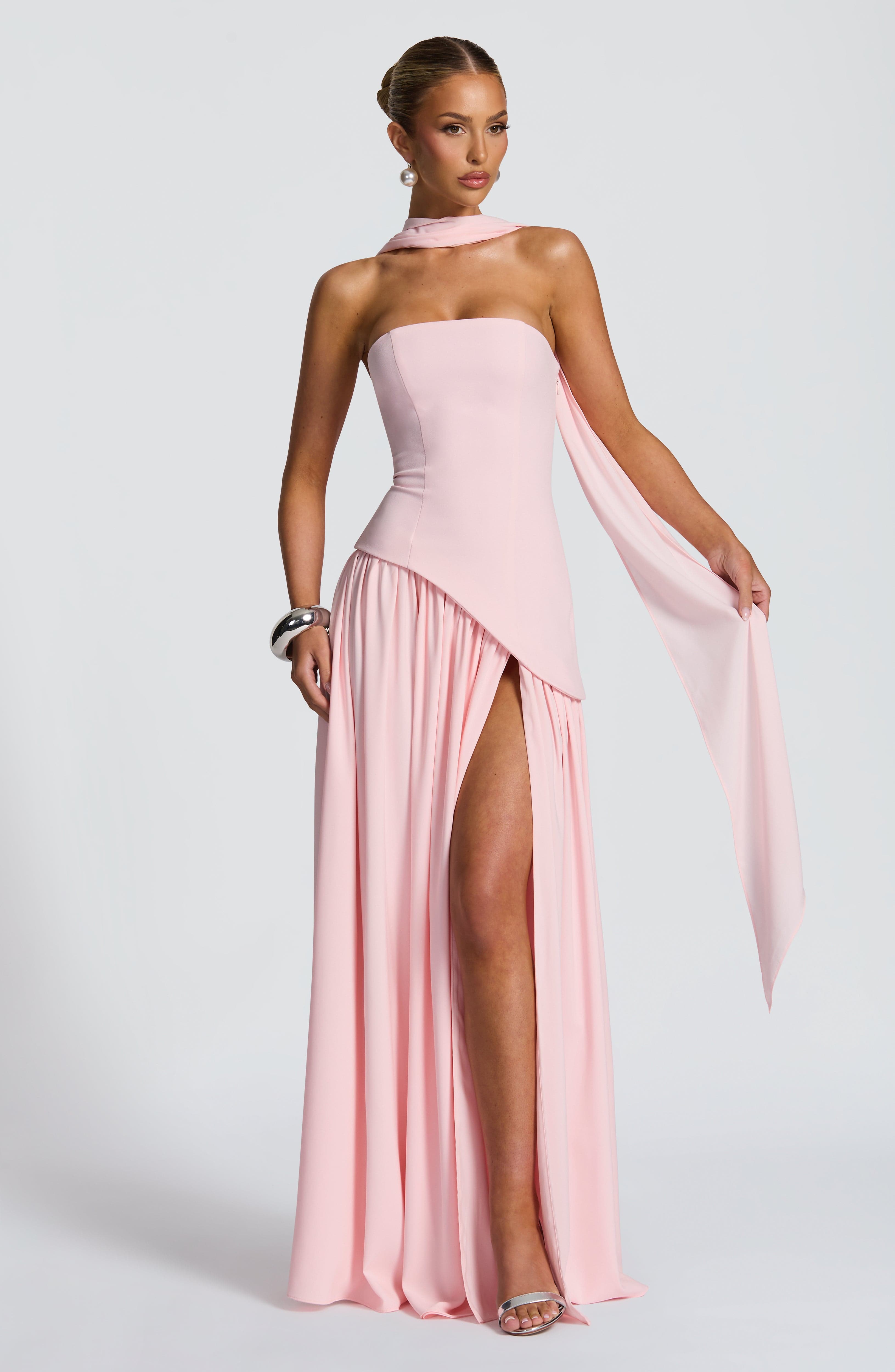 RosanoVerona | Langes Satin-Kleid Slava