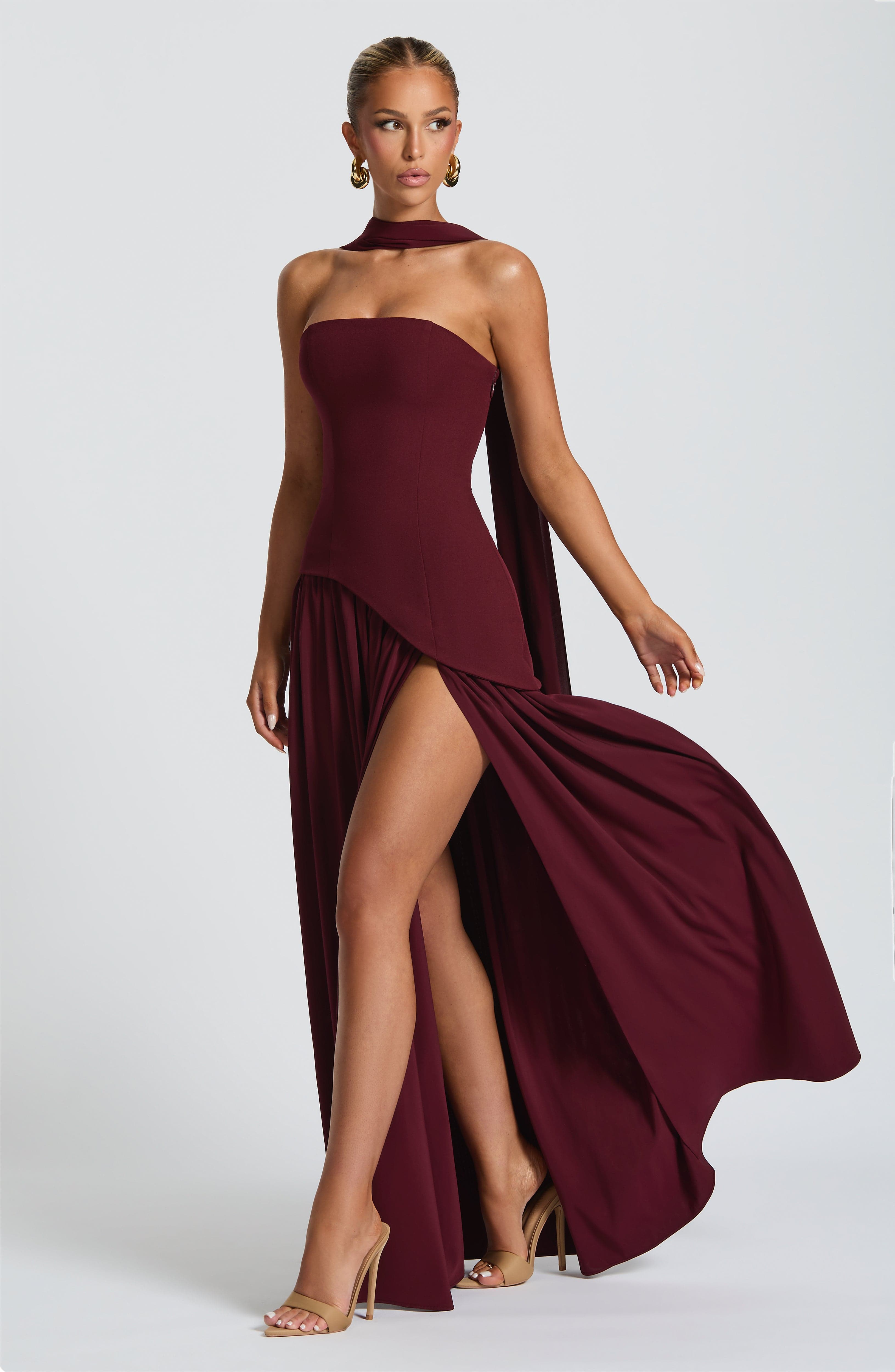 RosanoVerona | Langes Satin-Kleid Slava