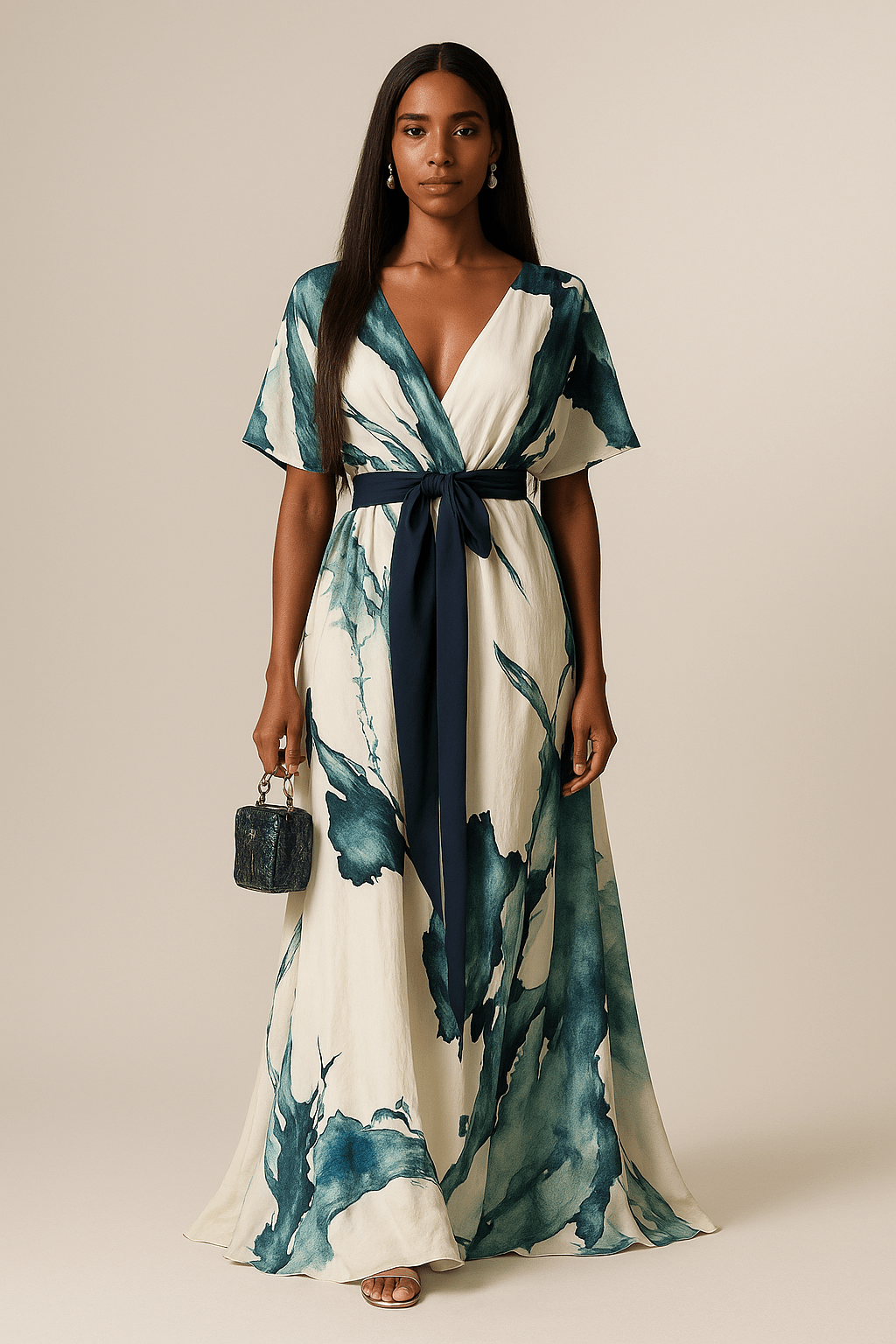 Wojcik™ | Maxikleid Aquarell
