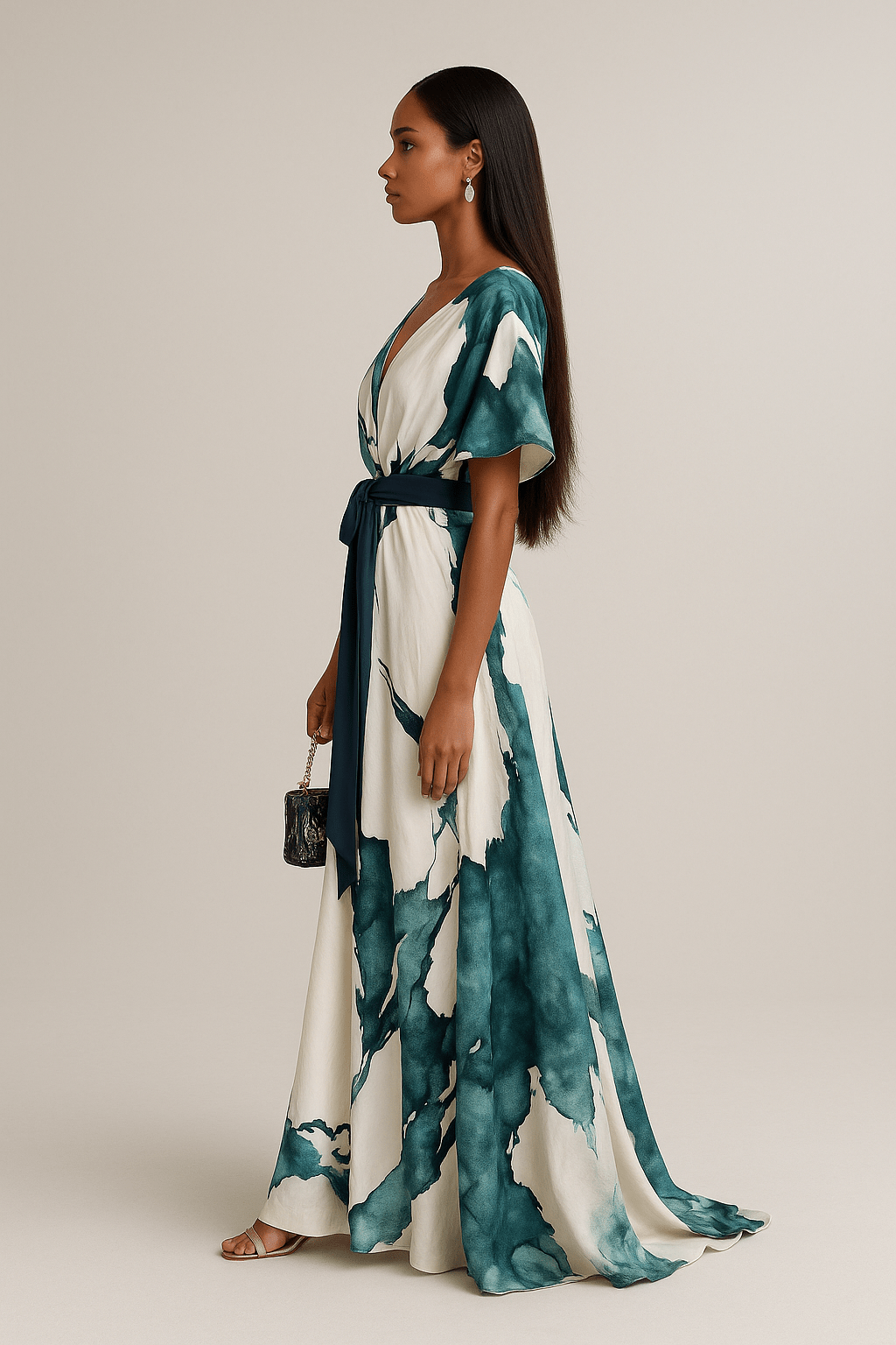 Wojcik™ | Maxikleid Aquarell